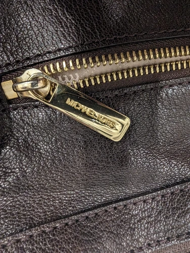 Michael Kors McGraw Leather Satchel Crossbody Bag - Brown - photo 3