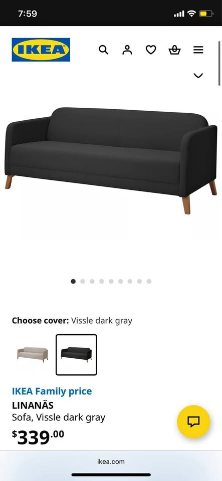 IKEA Sofa/ Couch LINANÄS