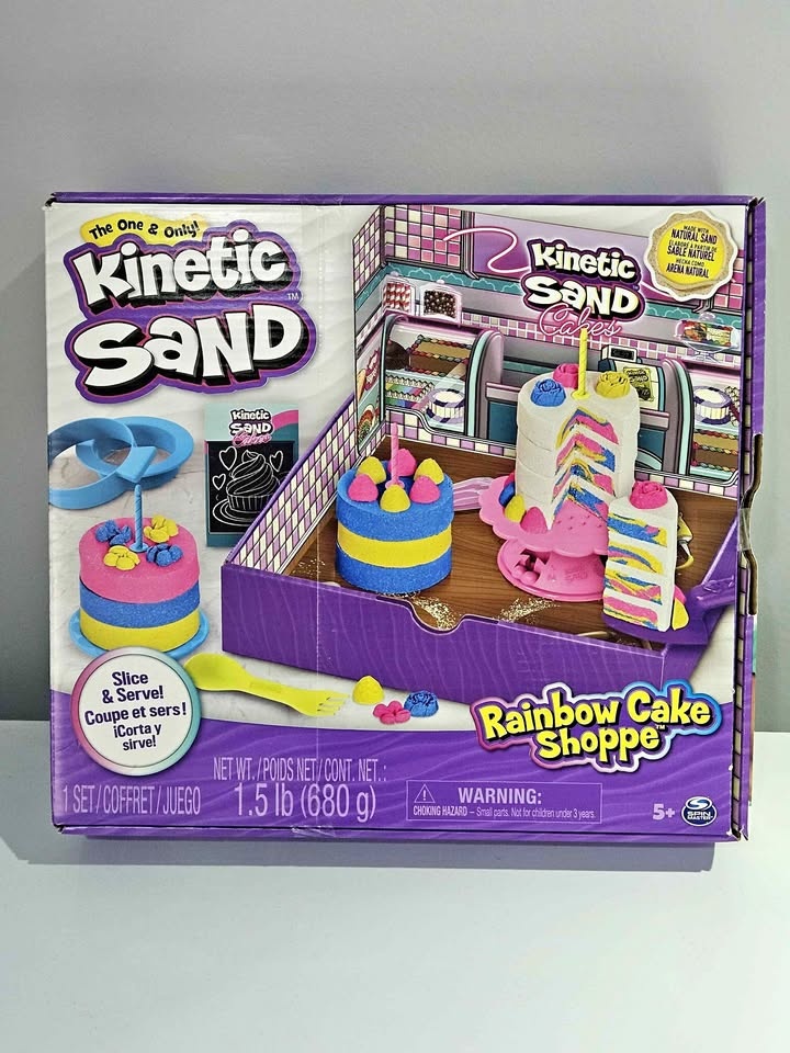 Rainbow Cake Shoppe Kinetic Sand Playset (Brand New) 🏆