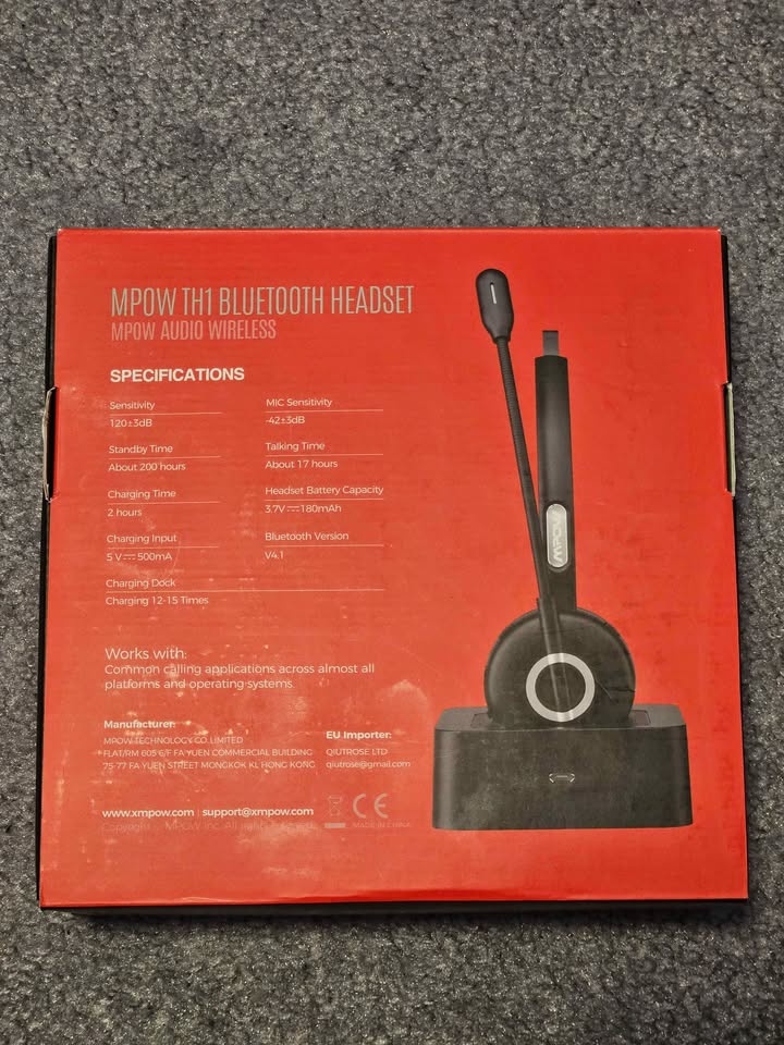 MPOW TH1 Bluetooth Headset 🏆 - photo 2