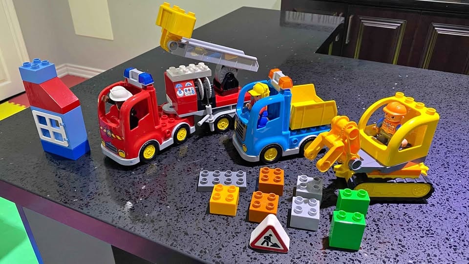 Lego Duplo Fire Truck (10592) & Excavator (10812) 🏆