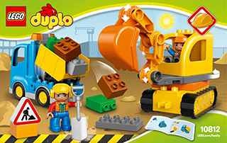 Lego Duplo Fire Truck (10592) & Excavator (10812) 🏆 - photo 5