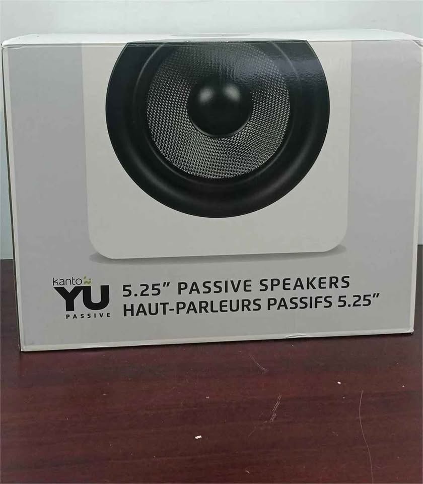 Kanto YU Passive 5.25" Bookshelf Speakers - Matte Black - photo 4