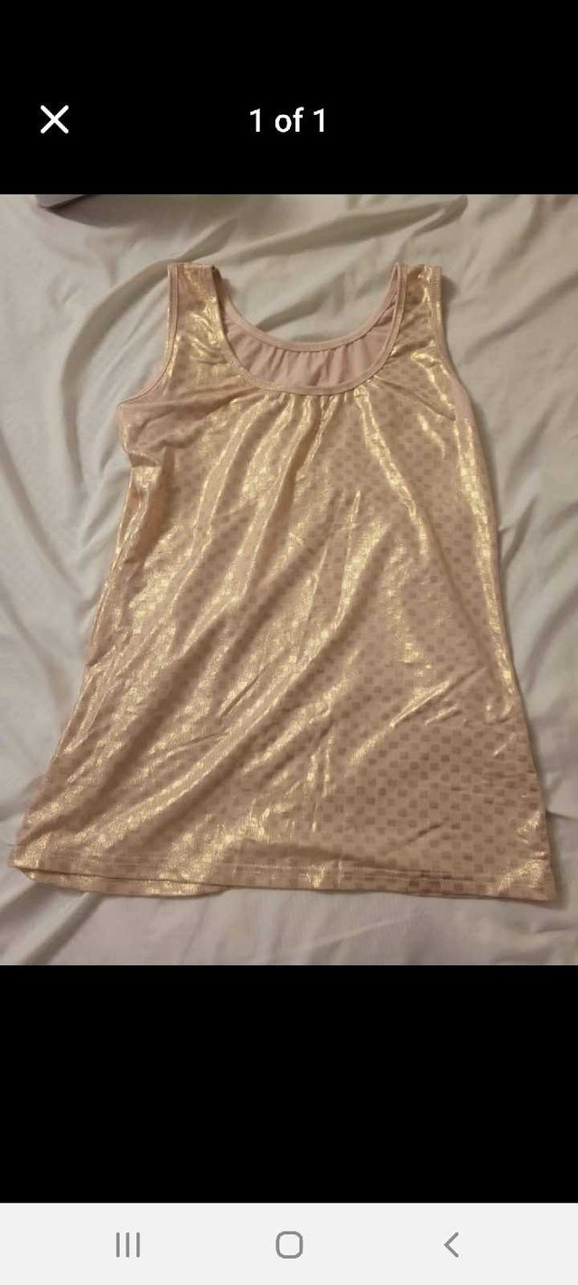 Shimmering Tank Top - Size Small