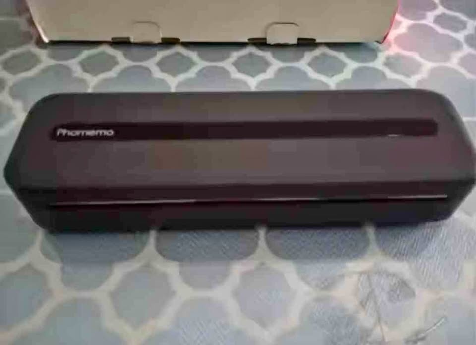 Like new Phomemo M08F Portable Thermal Printer - Includes Carryi