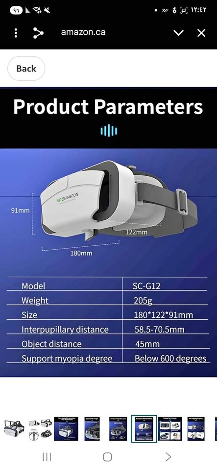 VR SHINECON VR Headset Brand New