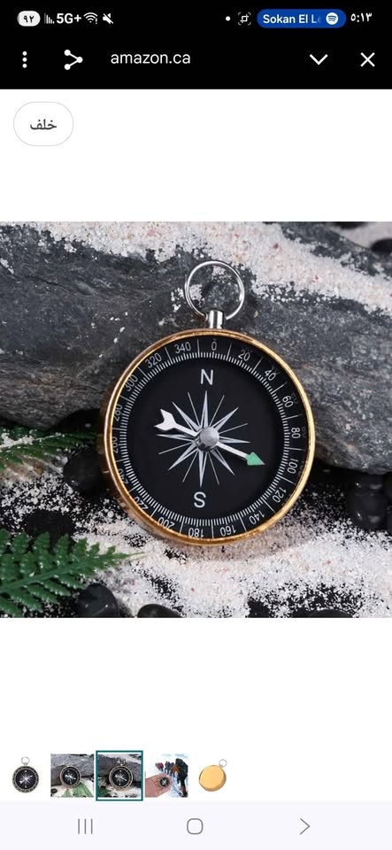 Alloy Compass for Practical Orientation Hiking Camping - photo 3