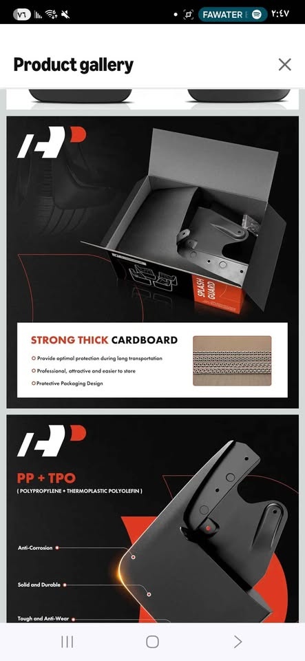 A-Premium 4pc Mud Flaps Splash Guards - photo 3