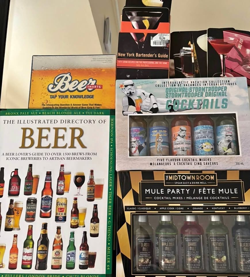 Star Wars Cocktail Mixers & Beer Lover Books/Game