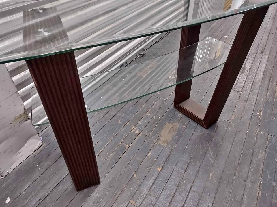 Cordoba Glass Sofa Table 49x30x20