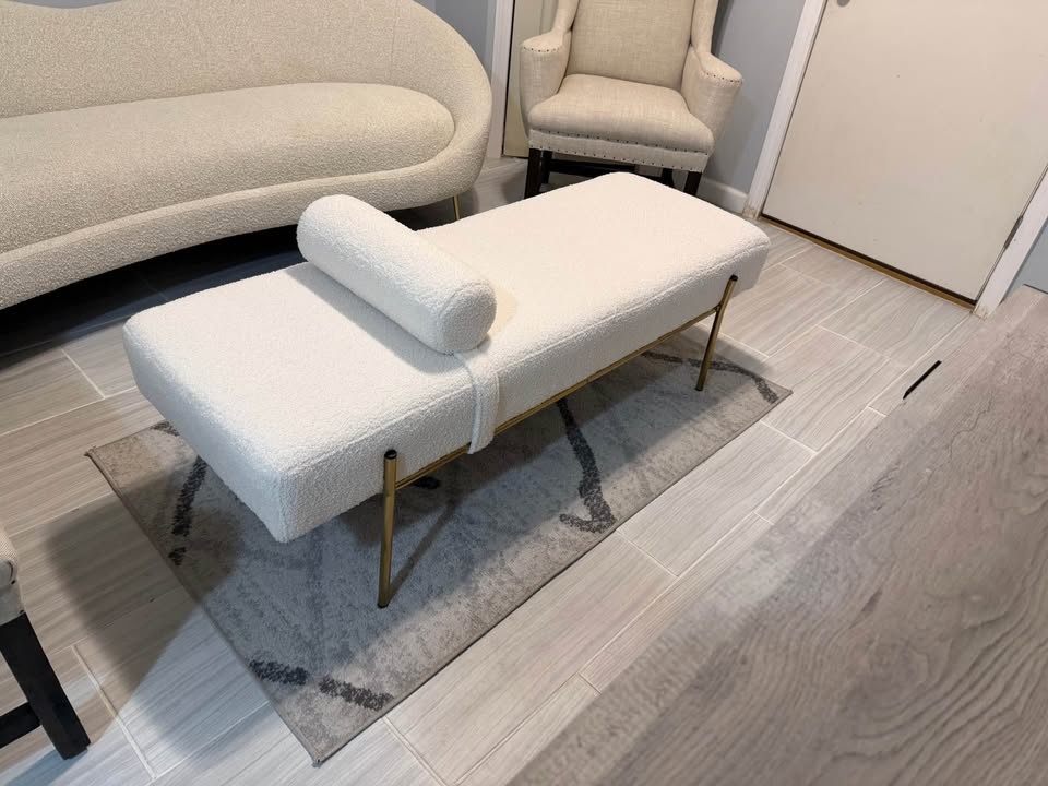 Fuzzy Long Bench - photo 5