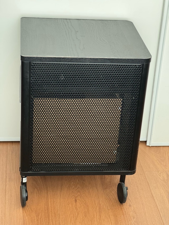 IKEA Bekant Storage Unit on Casters - Metal & Wood - photo 2