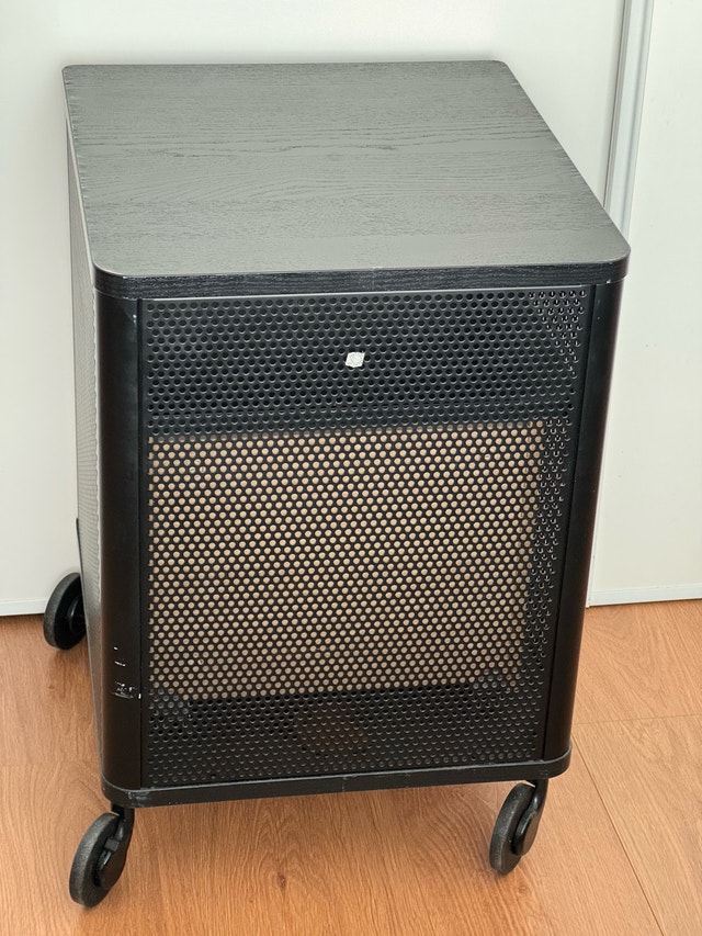 IKEA Bekant Storage Unit on Casters - Metal & Wood - photo 3
