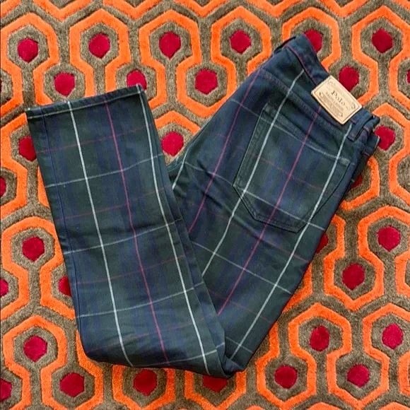 🏆Ralph Lauren Plaid Tartan Trousers Men's 34x32