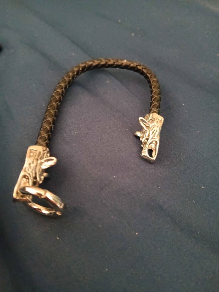 Mens wolf bracelet - photo 2