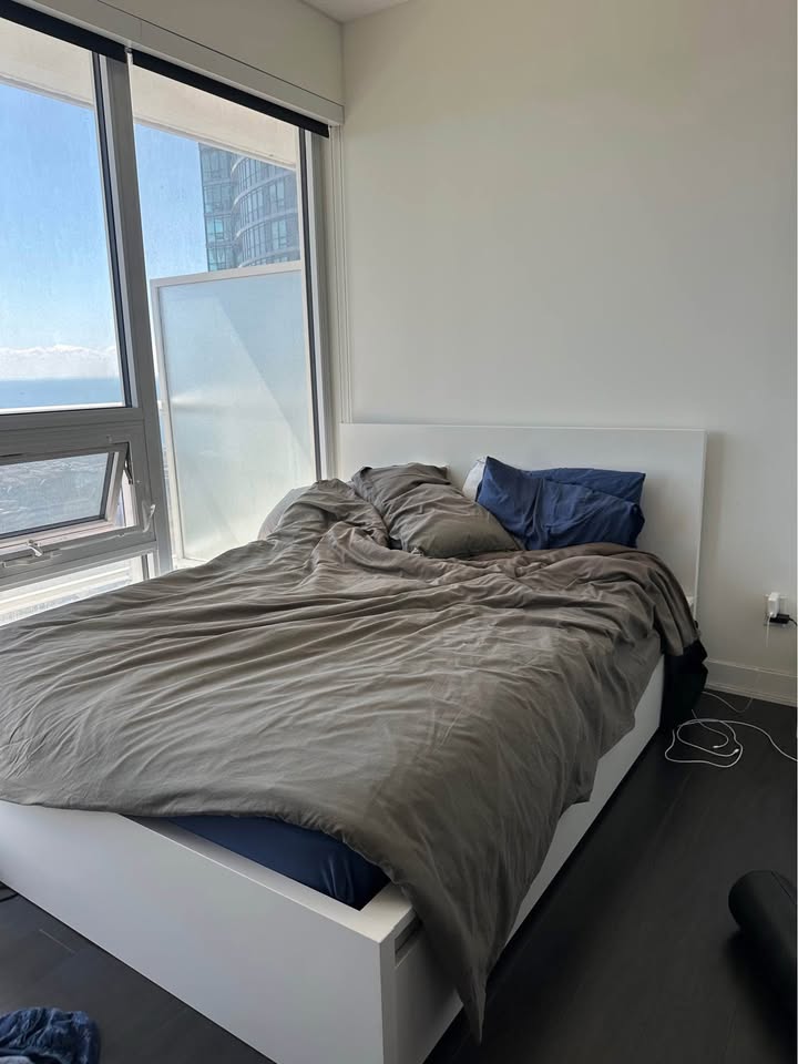 IKEA Malm queen bed for sale - White - photo 2