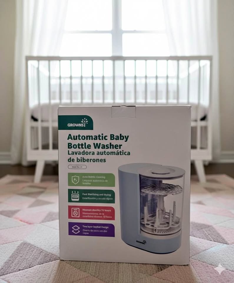 NEW Grownsy Automatic Baby Bottle Washer