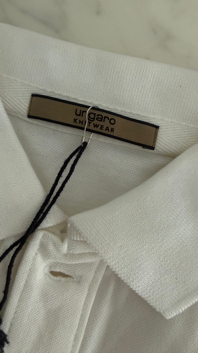 Ungaro Polo Shirt - Size L - White - photo 3