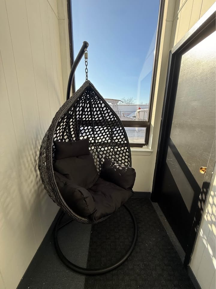 Brand New Egg Chair with Stand - Indoor/Outdoor - photo 2