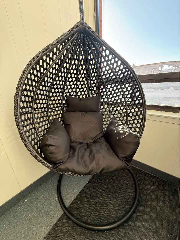 Brand New Egg Chair with Stand - Indoor/Outdoor - photo 3