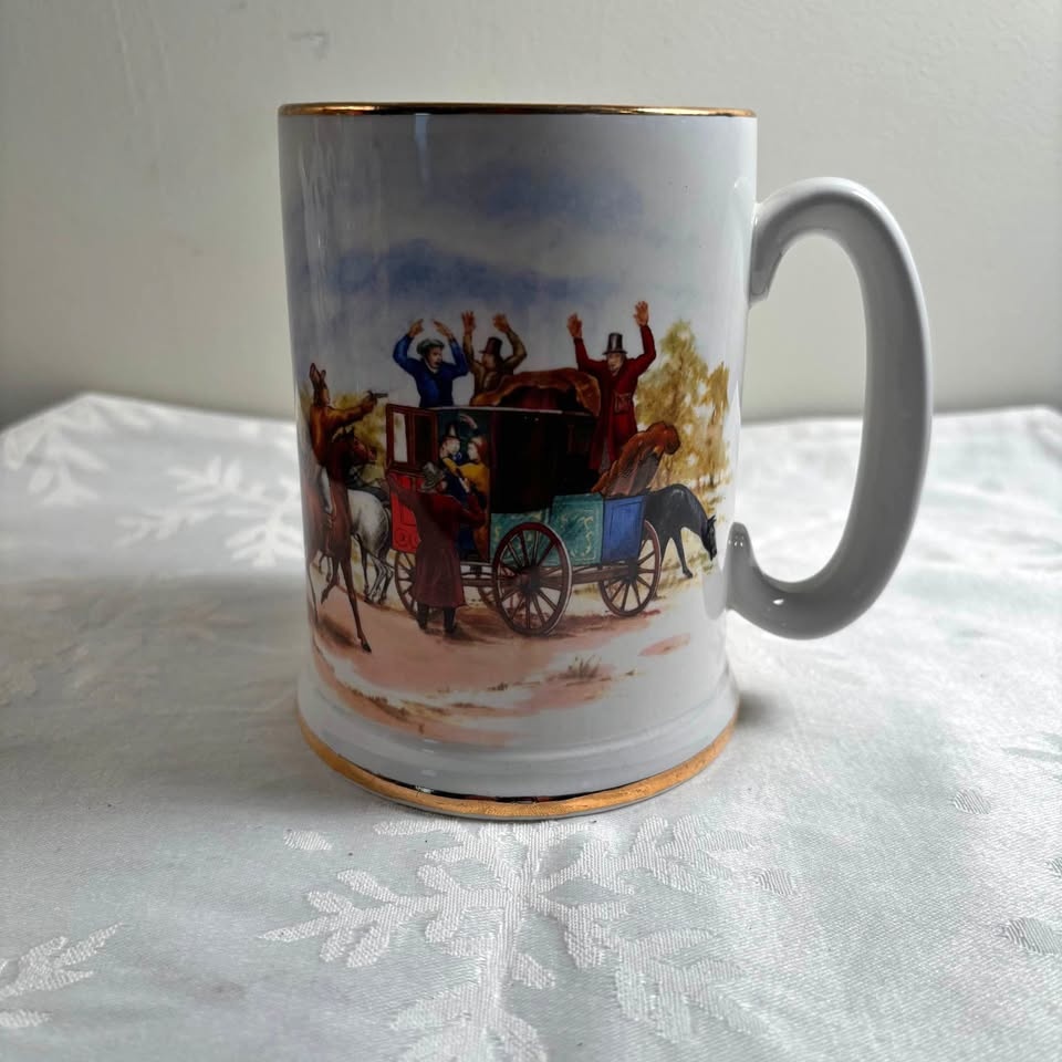 🏆 Ellgreave Tankard Mug - Stagecoache scene