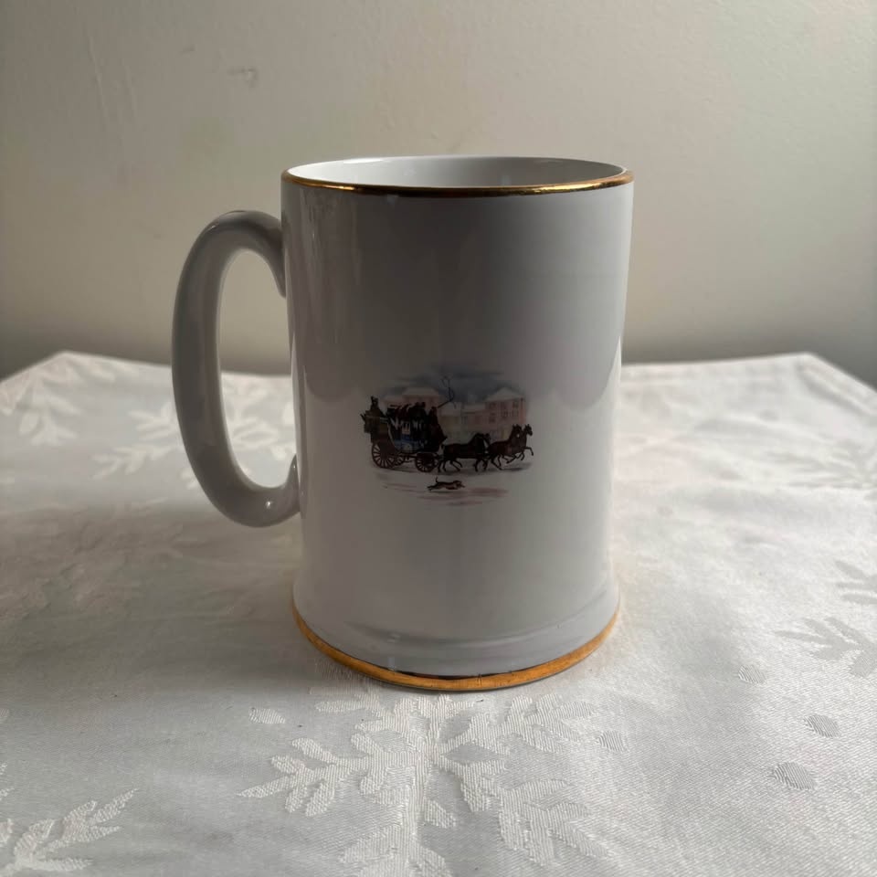 🏆 Ellgreave Tankard Mug - Stagecoache scene - photo 2