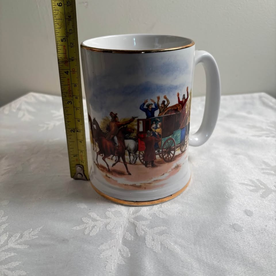 🏆 Ellgreave Tankard Mug - Stagecoache scene - photo 4