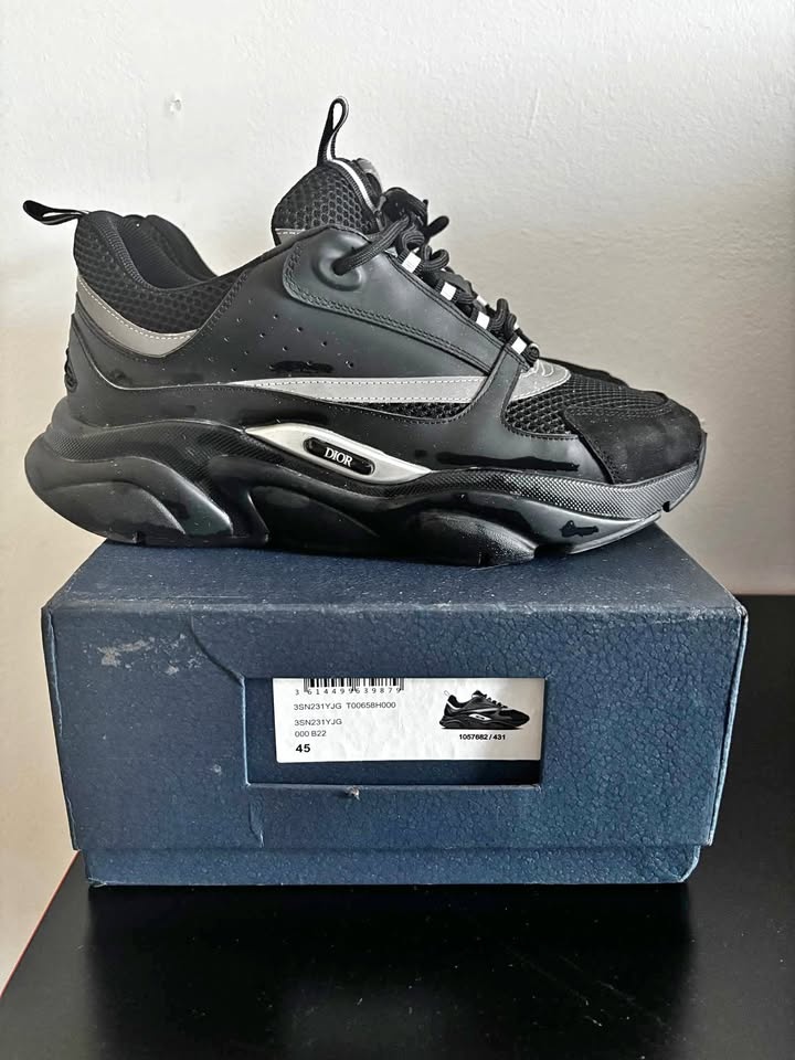 Dior B22s Black reflective