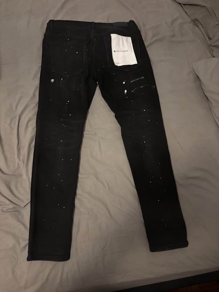 Black Purple Jeans - photo 2
