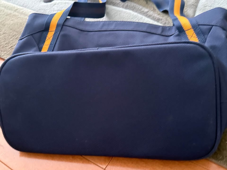 Polo Sport Ralph Lauren Navy Blue Tote Bag Yellow Straps - photo 3