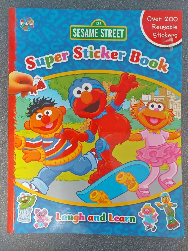 Sesame Street Reusable Sticker Book