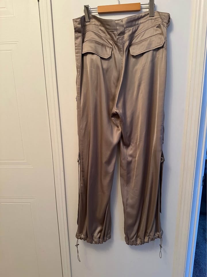 Zara satin cargo pants - photo 2