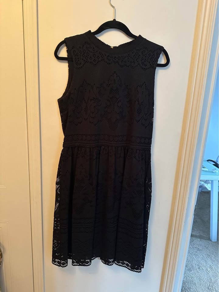 H+M Black Lace Dress