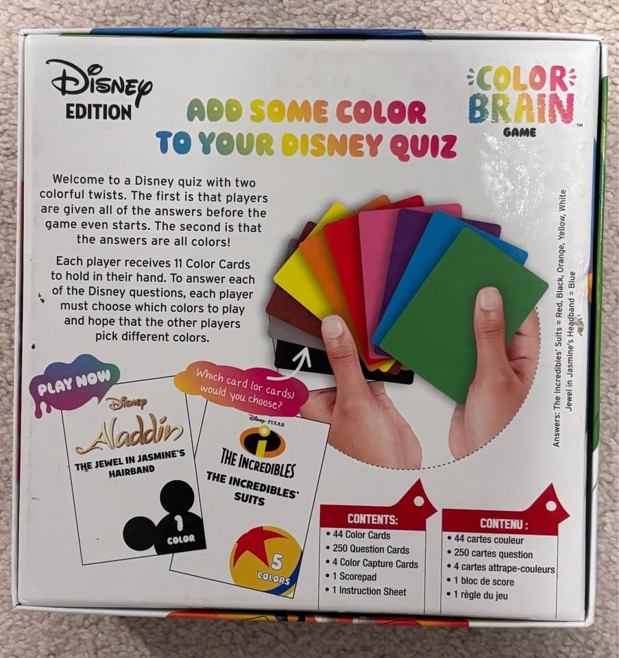 SEALED BRAND NEW - DISNEY EDITION - COLOR BRAIN GAME - $15.00 - photo 2