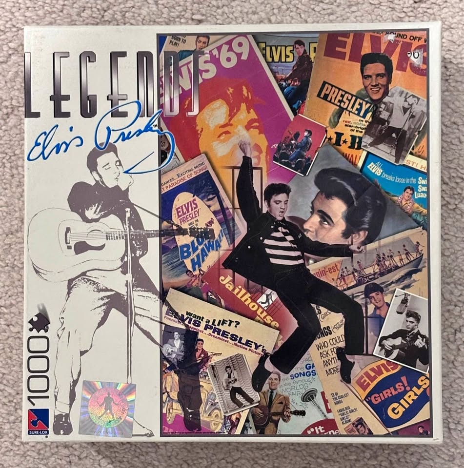 SEALED BRAND NEW - LEGENDS ELVIS PRESLEY 1000 PIECE PUZZLE - $15