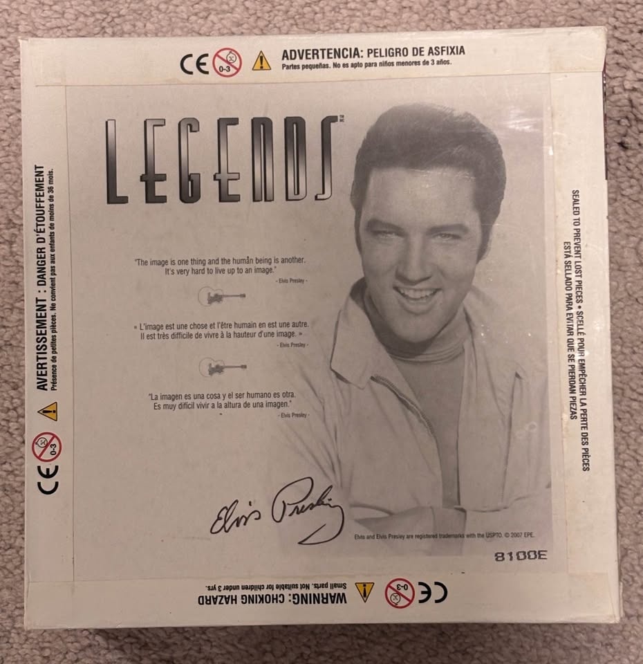 SEALED BRAND NEW - LEGENDS ELVIS PRESLEY 1000 PIECE PUZZLE - $15 - photo 2