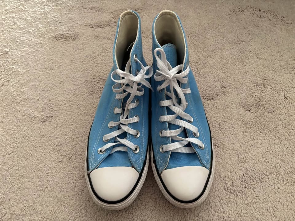 CONVERSE BLUE HIGH TOP SHOES - Size 4.5 ($30.00) - Gently Used - photo 5