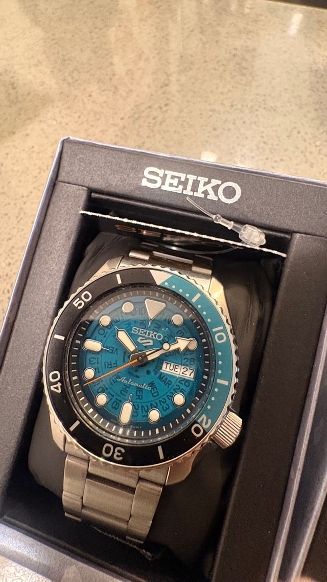 Seiko 5 Sports SRPJ45 "Time Sonar" Automatic Watch