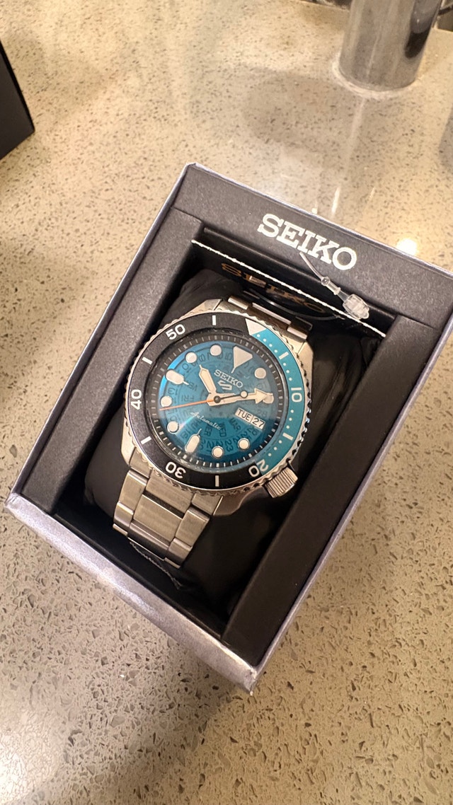 Seiko 5 Sports SRPJ45 "Time Sonar" Automatic Watch - photo 2