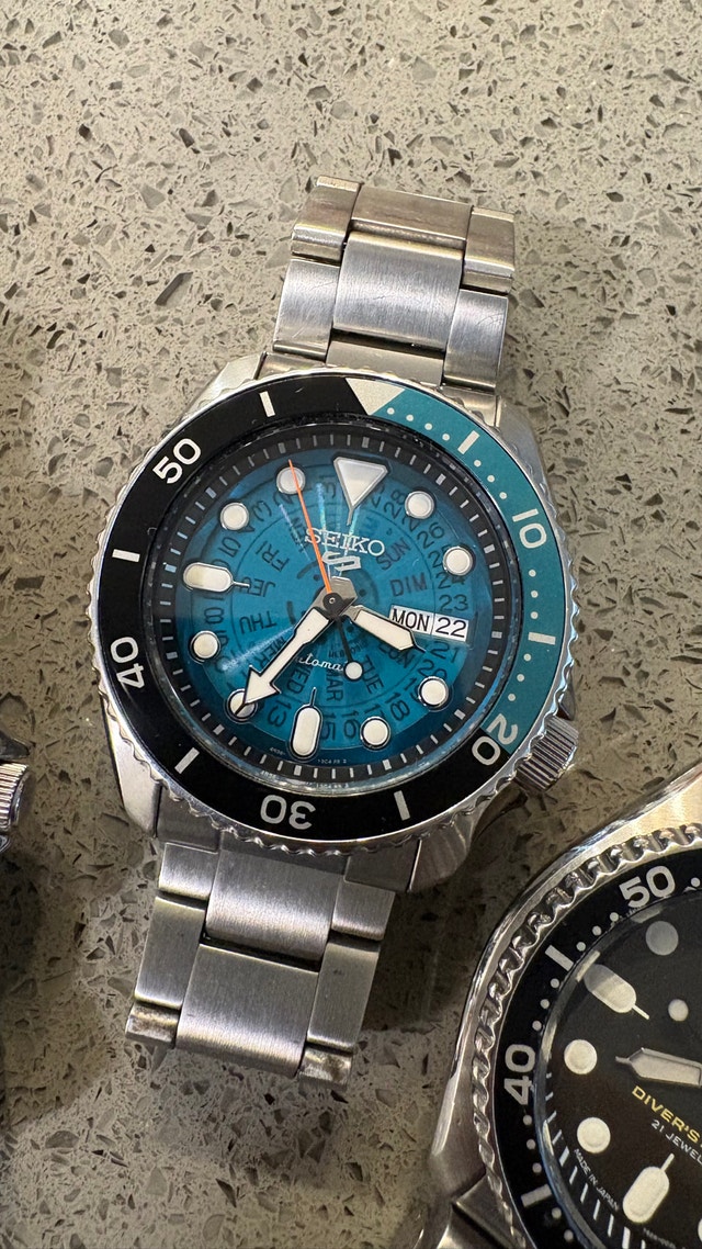 Seiko 5 Sports SRPJ45 "Time Sonar" Automatic Watch - photo 4