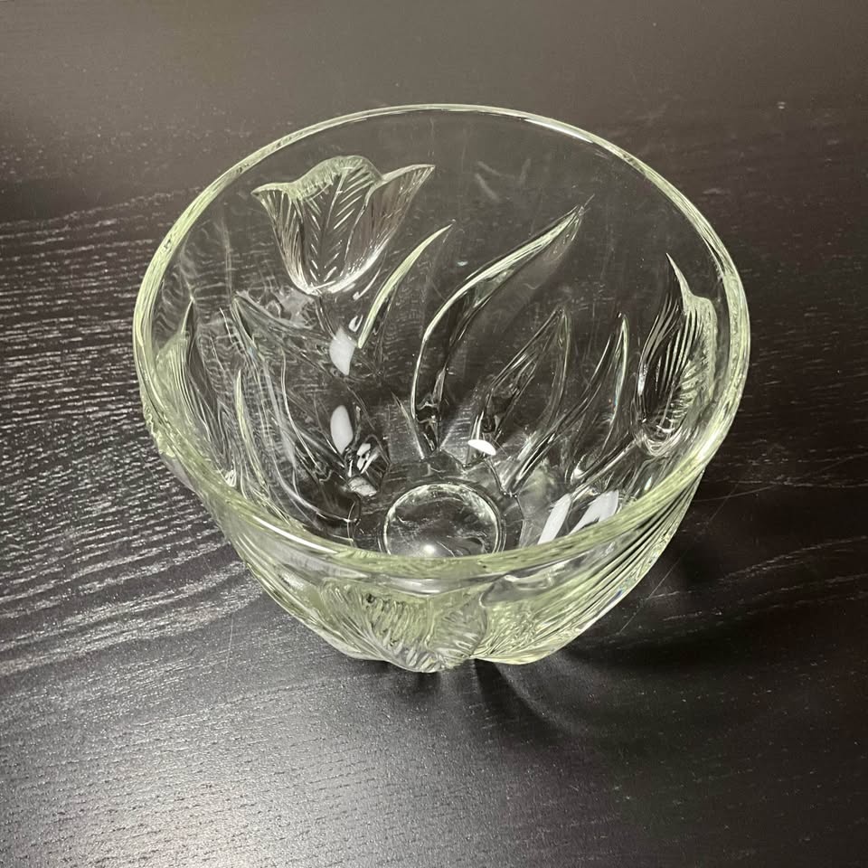 Vintage Cristal De France Crystal Tulip Bowl - photo 3
