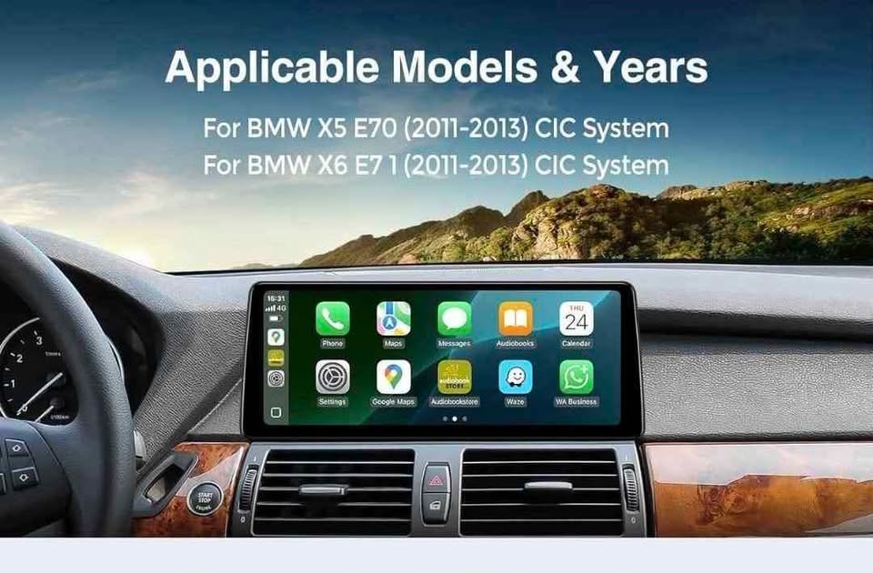 12.3" Touchscreen for BMW X5 X6 CIC E70 E71 (2011-2013) Android - photo 2