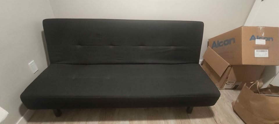 Futon / Sofa Bed (Black) - photo 2