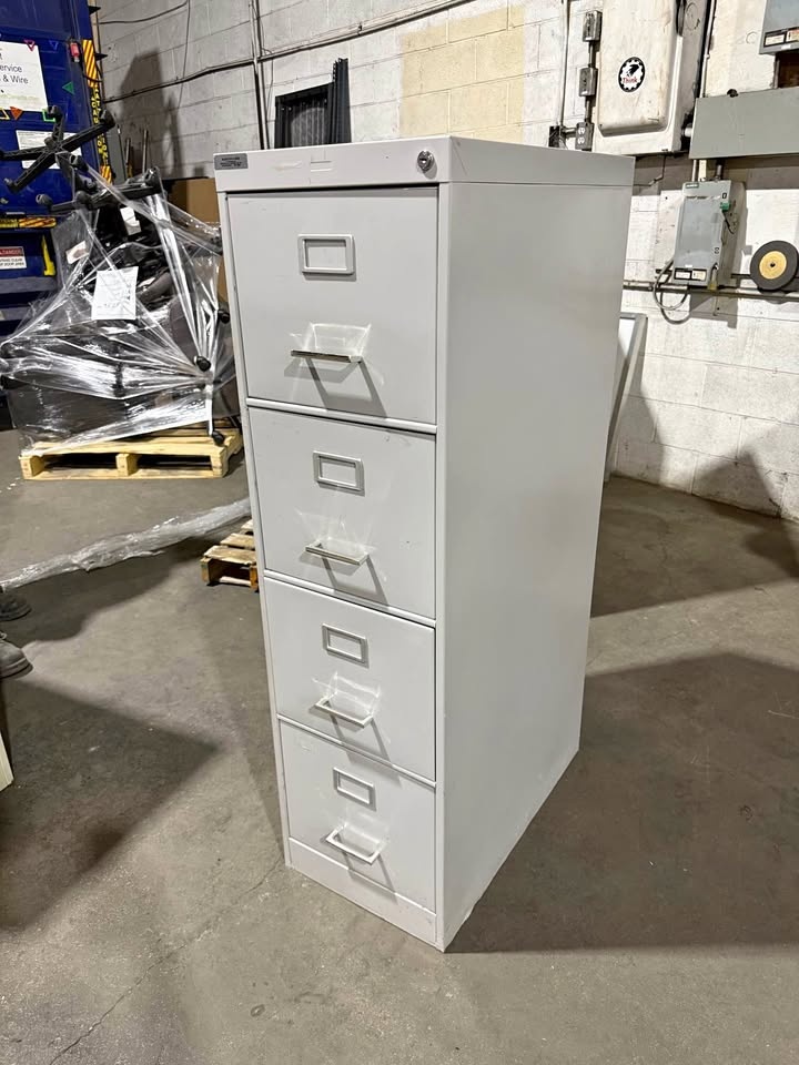 Heavy-Duty 4 Drawer Metal Filing Cabinet