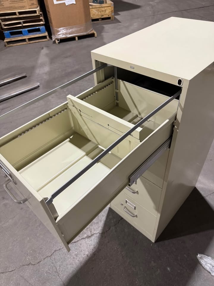 Heavy-Duty 4 Drawer Metal Filing Cabinet – BEIGE - photo 2
