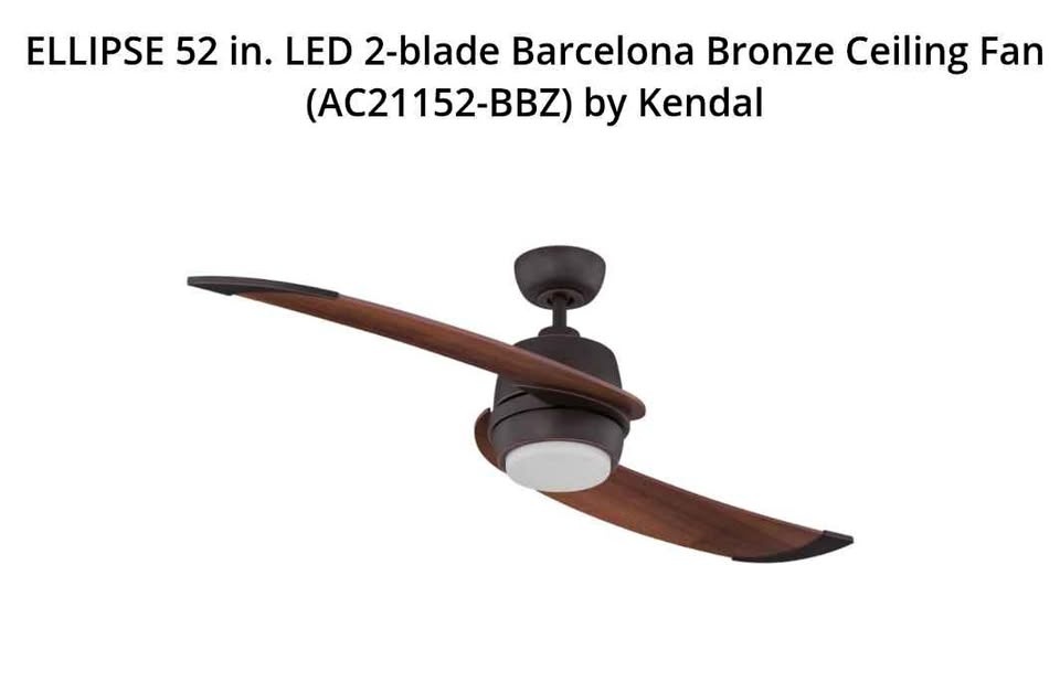 2 BRAND NEW ELLIPSE 52" LED Ceiling Fans - $300 Each