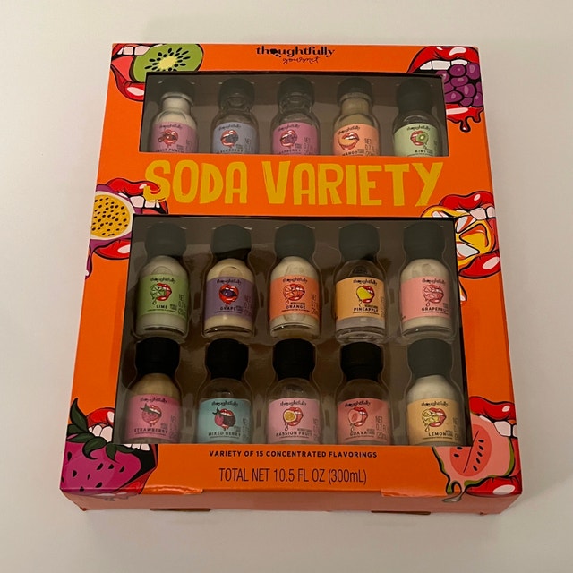 SodaStream Flavours Variety Pack for Fruity Carbonated Drinks