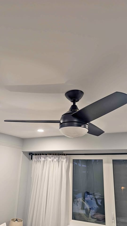 Kendal Lighting MODERNO 36" LED Ceiling Fan - Black - $100