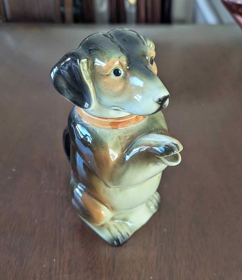 Vintage Shafford Dachshund Teapot (Erphila Style, Germany)