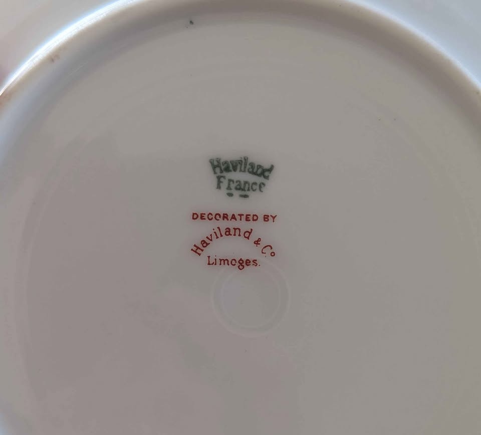 Set of 8 Vintage Haviland Limoges Victoria Dessert Plates - photo 3